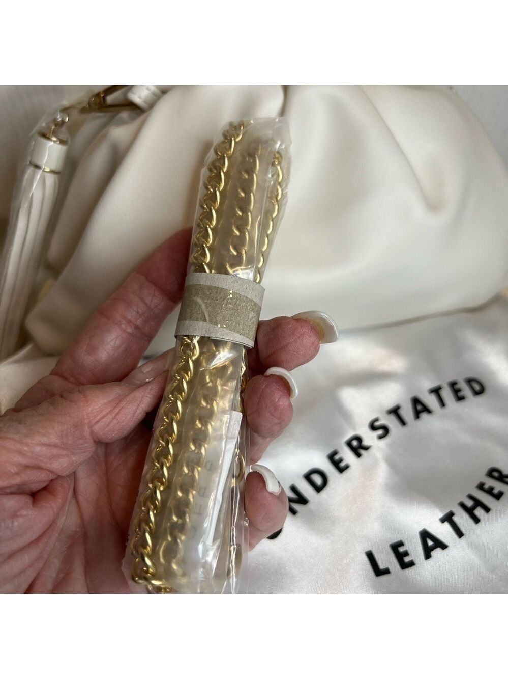 UNDERSTATED LEATHER CLUTCH CROSSBODY VEGAN LEATHER - Picture 10 of 12